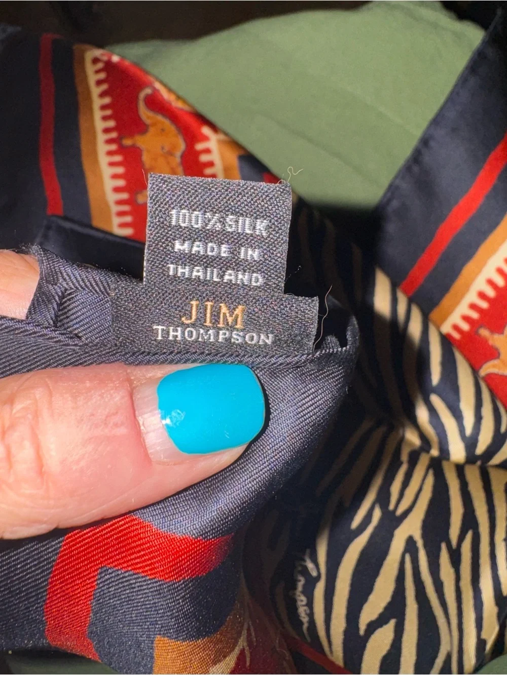 Jim Thompson zebra stripe